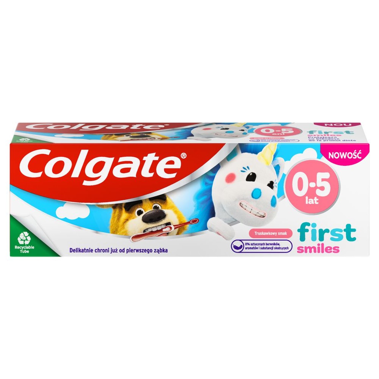 Vaikiška dantų pasta COLGATE FIRST SMILES (0-5 metų), 50ml (baigiasi galiojimas)