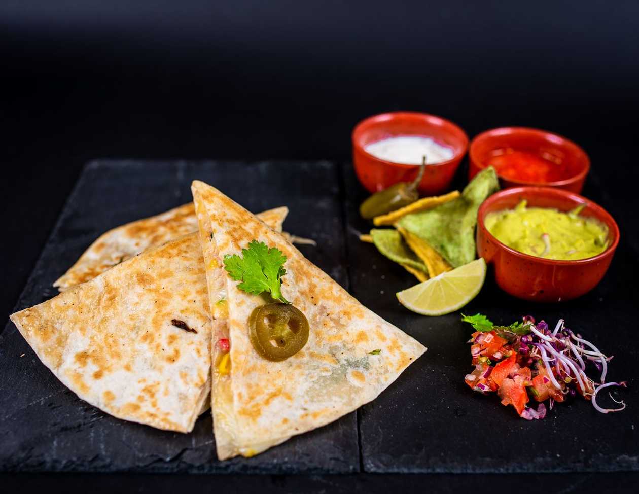 Quesadilla kuracia Fajita de Tinga