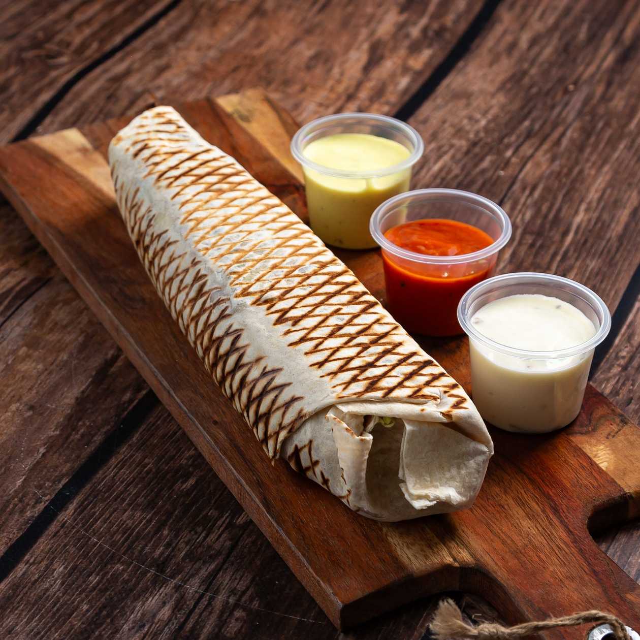 Vegetarian Kebab Thin Dough