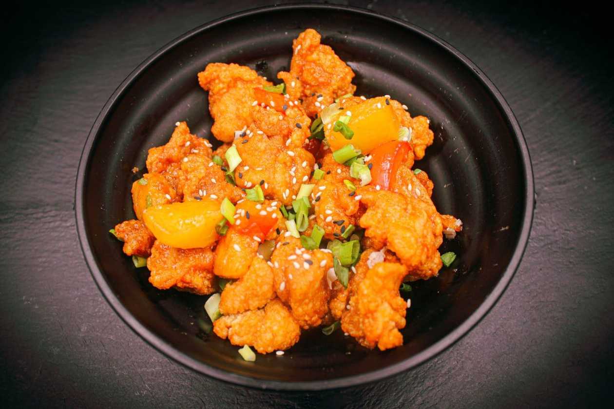 Golden Bonsai Chicken with Pineapple