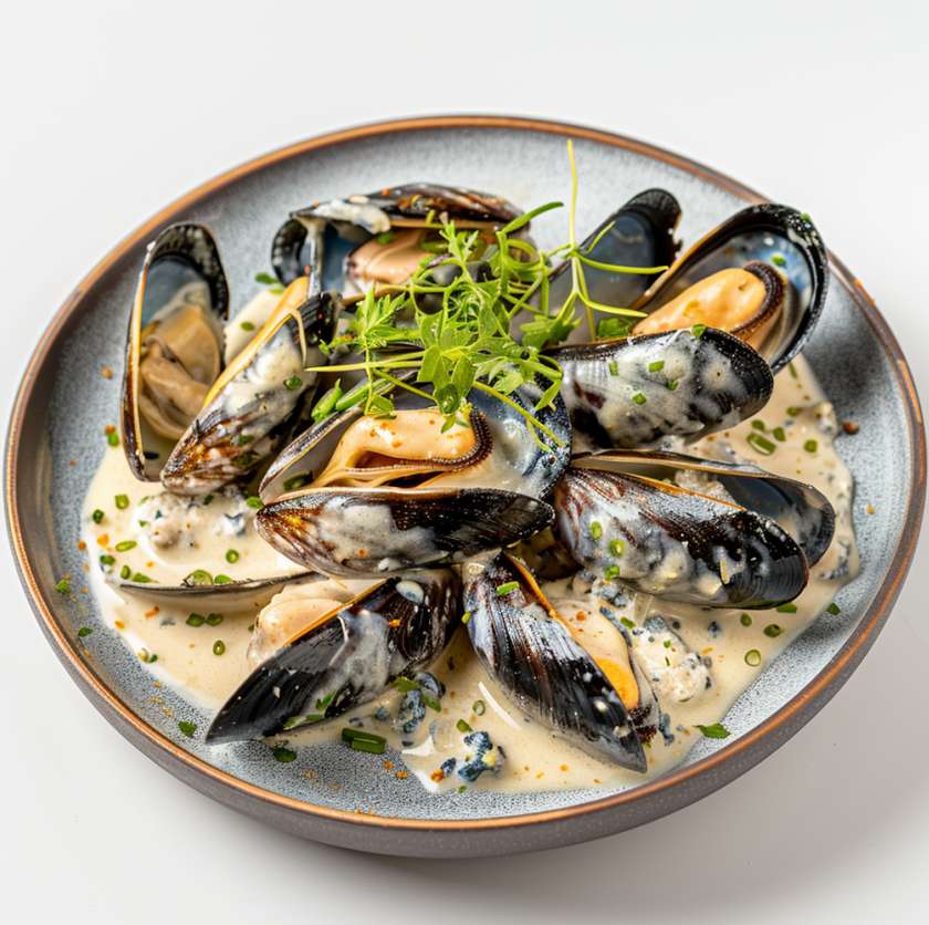 MOULES AU ROQUEFORT