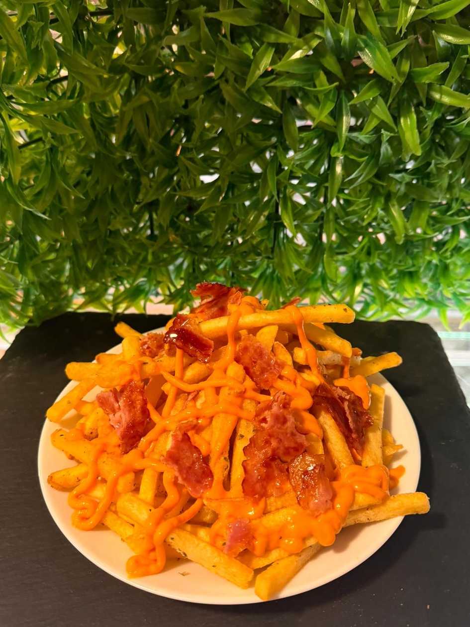 Batatas com Bacon e Cheddar