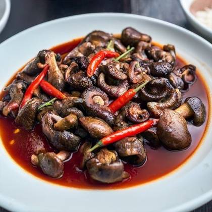 Chicken Mushroom Chilli Garlic
