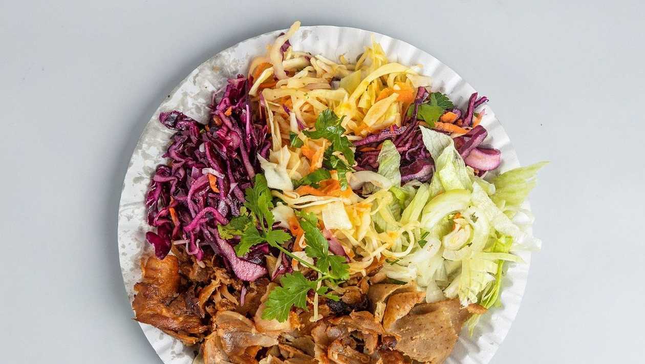 Kebab tanier s ryžou