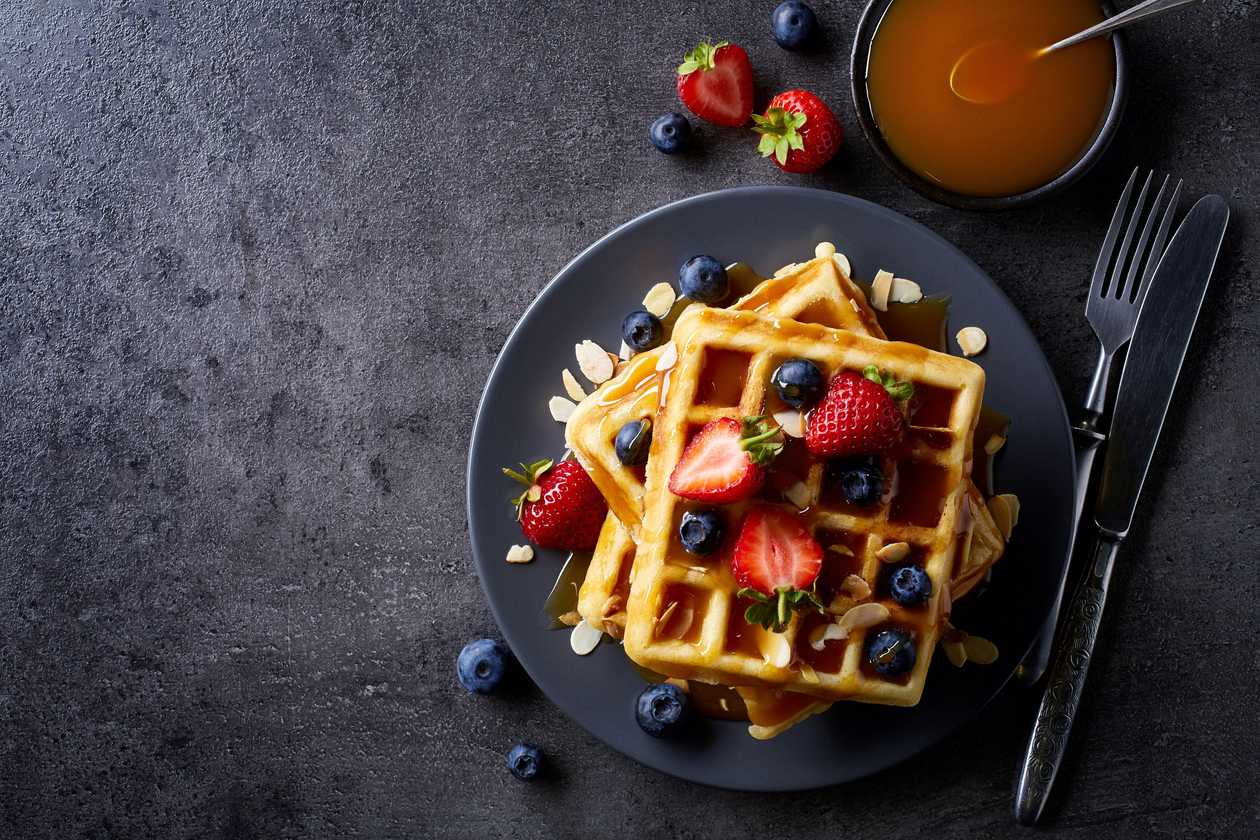 Sweet Potatoes Waffle