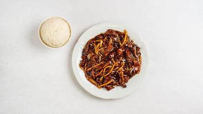 A37. Thai-style beef with rice