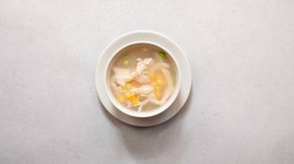 A3. Chicken soup with corn