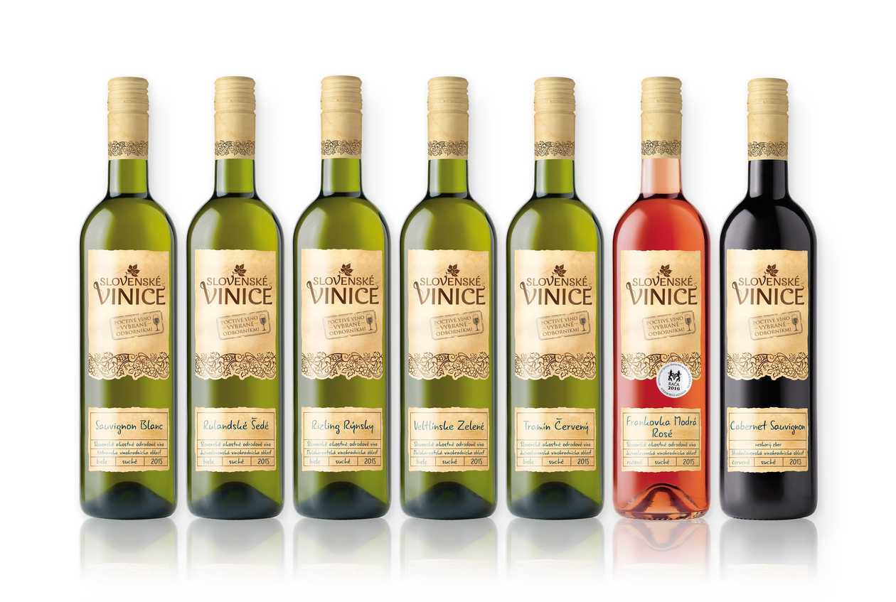 Slovenské Vinice Rizling rýnsky, biele víno suché