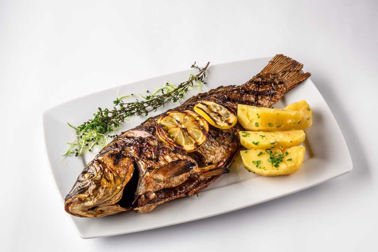Tilapia Dry Fry with an Accompaniment