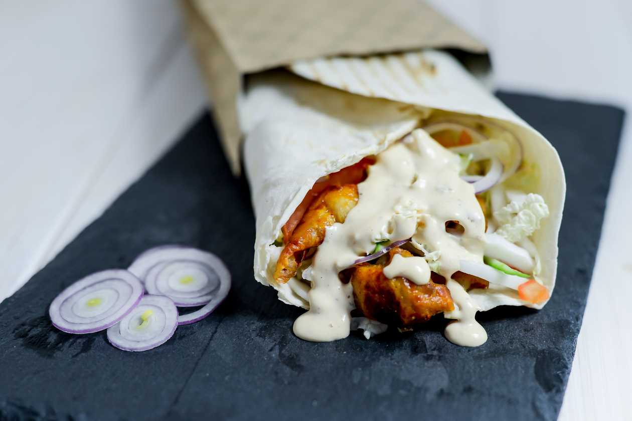 Kebabas lavaše