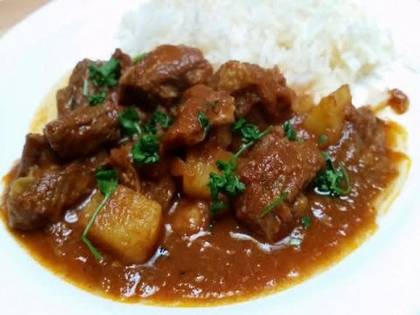 Beef Curry with an Accompaniment