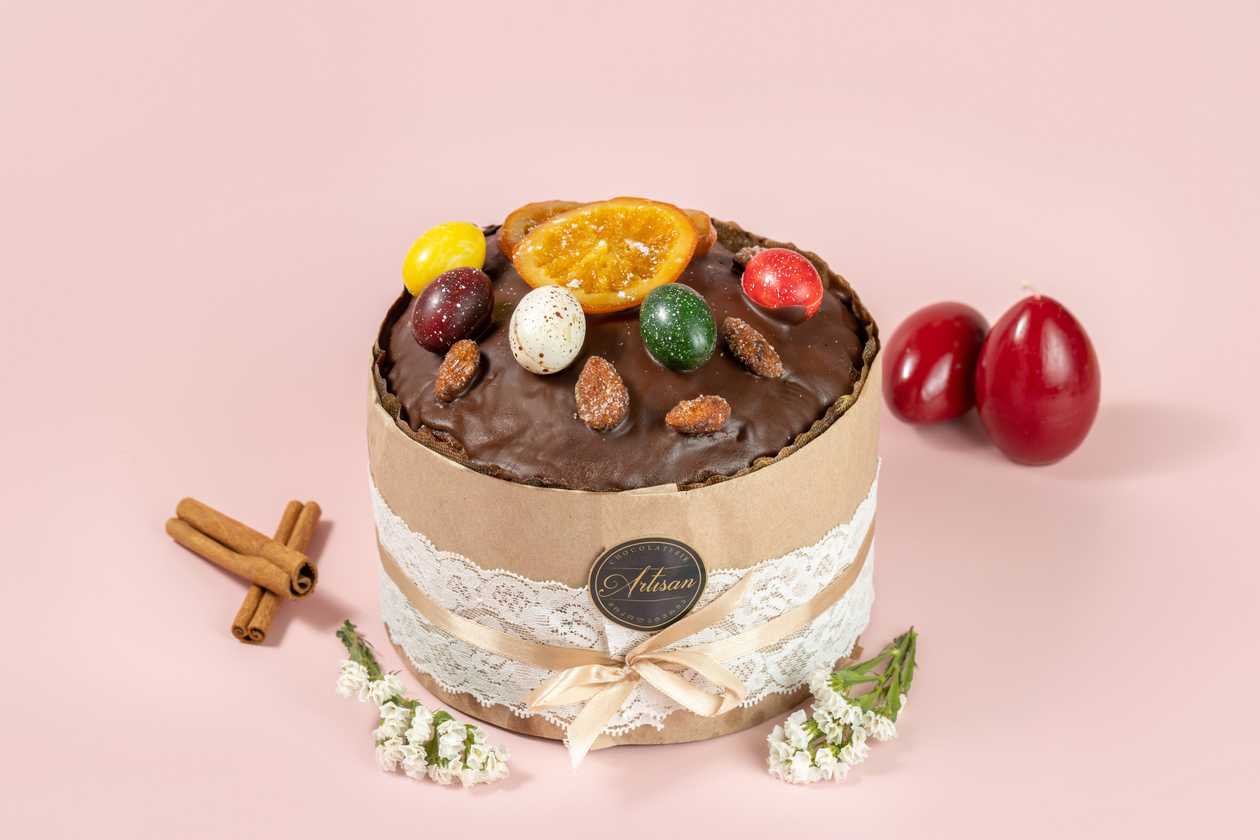 Easter Cake with Decor