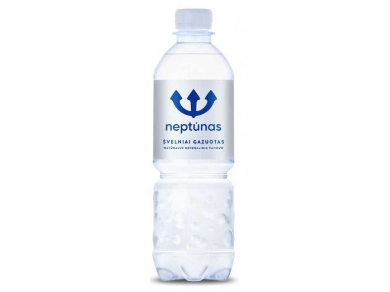 Gazuotas mineralinis vanduo Neptūnas 0,5 l