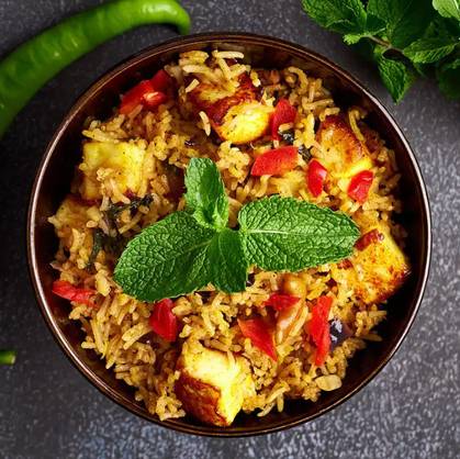 Paneer Hyderabadi Biryani