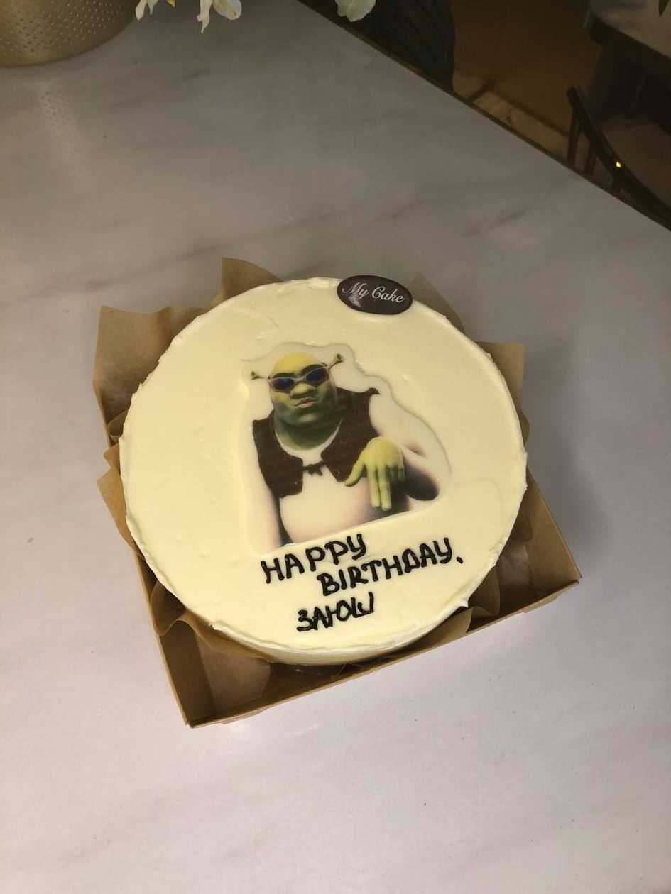 Bento cake "Shrek"
