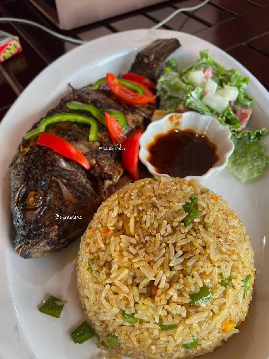 Grilled Tilapia with Rice
