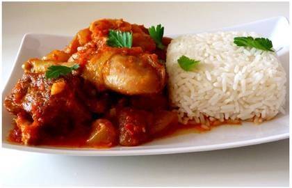 Pig Feet Stew with Plain Rice