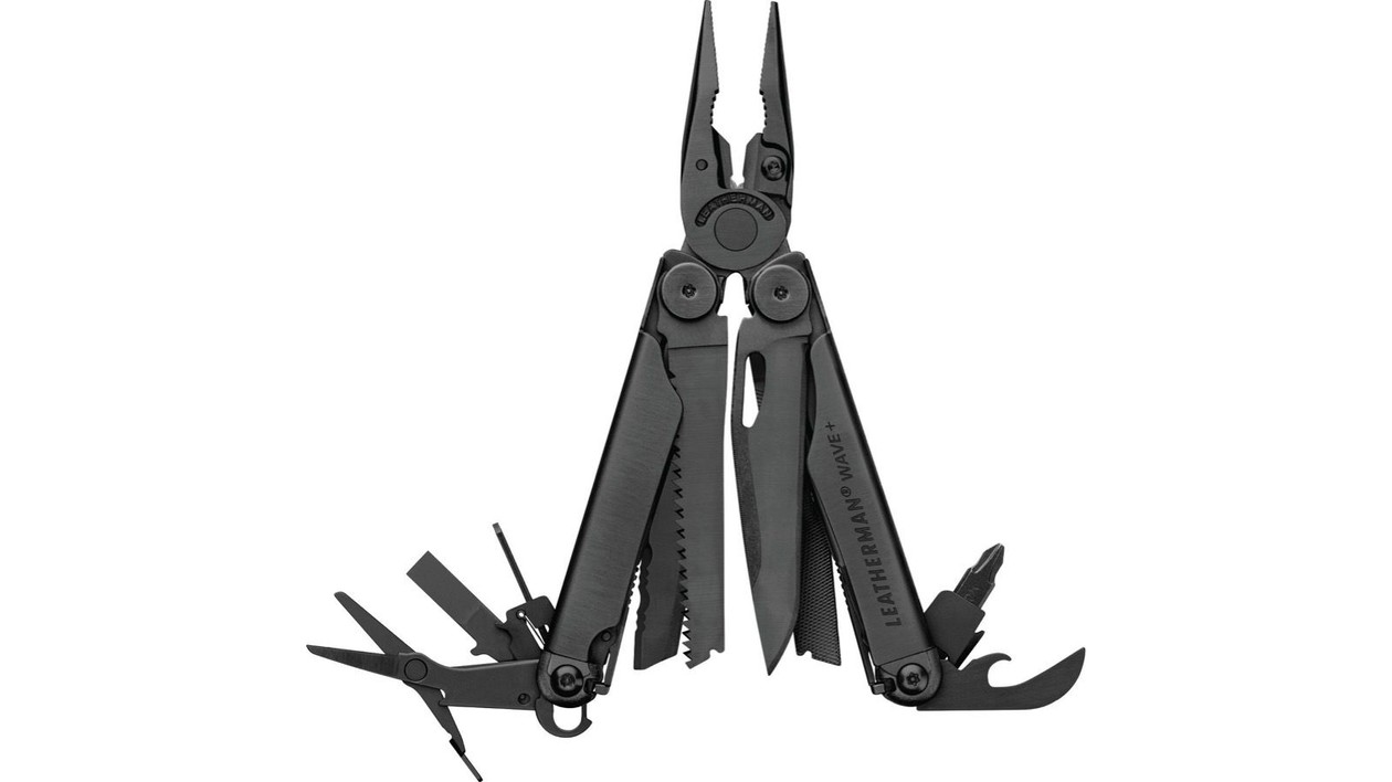 Leatherman Wave+ Multifunction Tool, Black (832526)