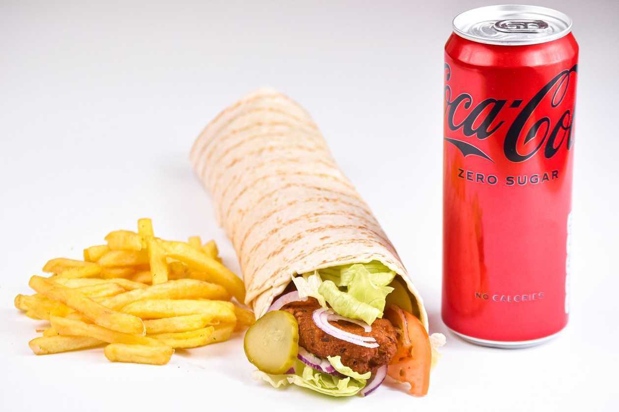 Kebab chicken tortilla combo