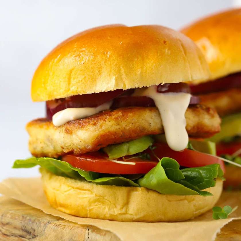 Halloumi burger