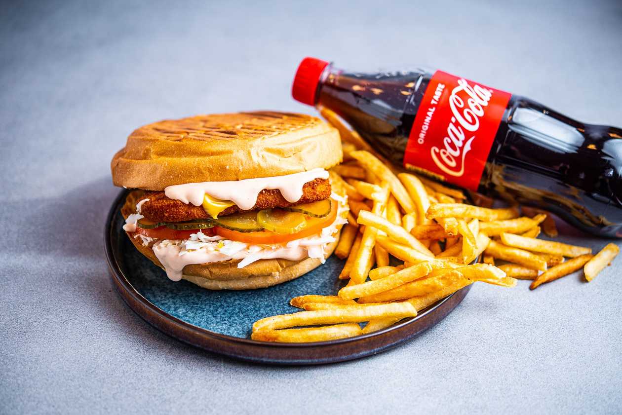 Double Chicken Fillet Burger Meal