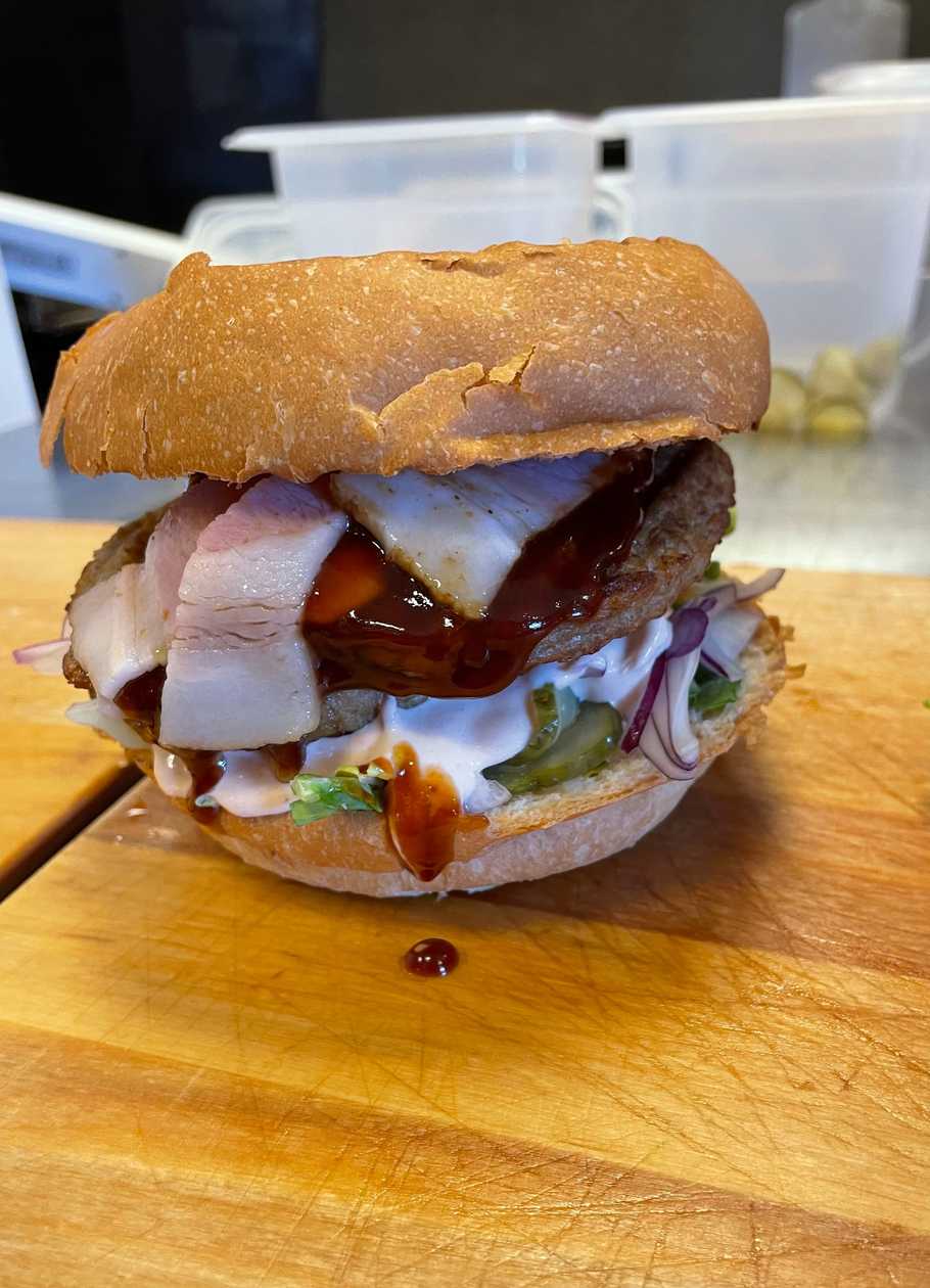 Double Bacon Burger
