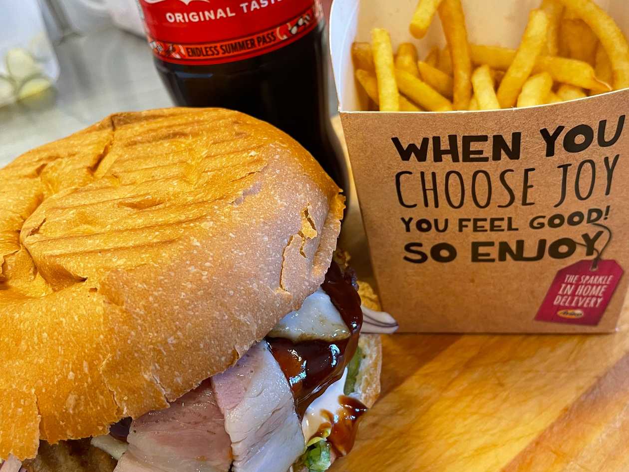 Double Bacon Burger Meal