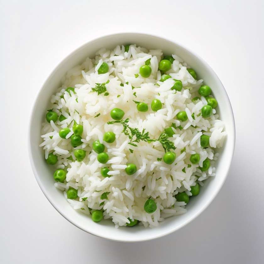 Indian rice with peas