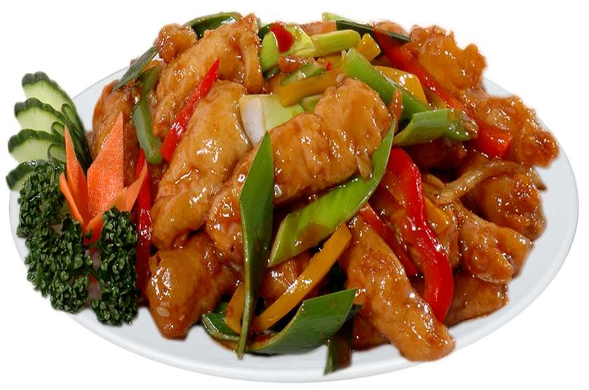 Chicken of ten colours, rice