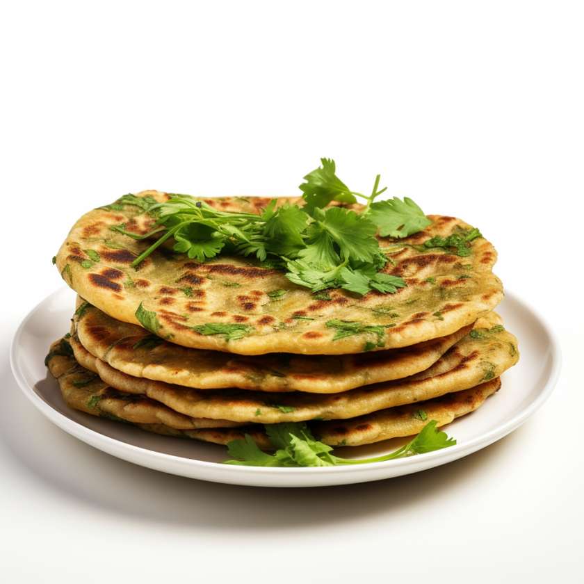 Garlic paratha