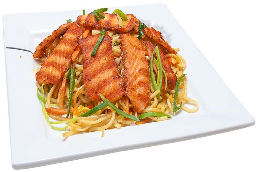 Grilled salmon