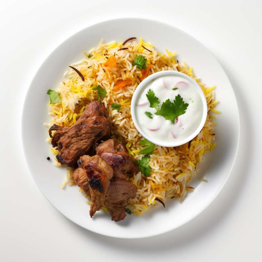 Lamb biryani
