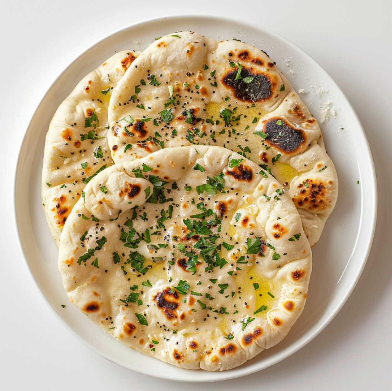 Cheese garlic paratha