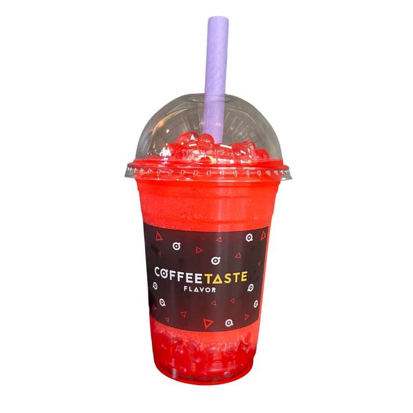 Strawberry Bubble Granita