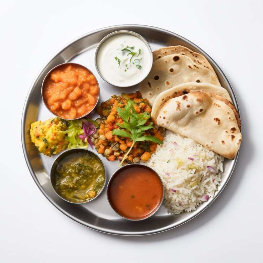 Vegetable thali