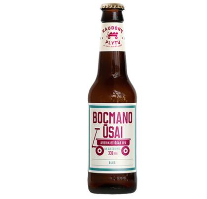 Beer Raudonų plytų BOCMANO ŪSAI, 6%, 0,33 l bottle