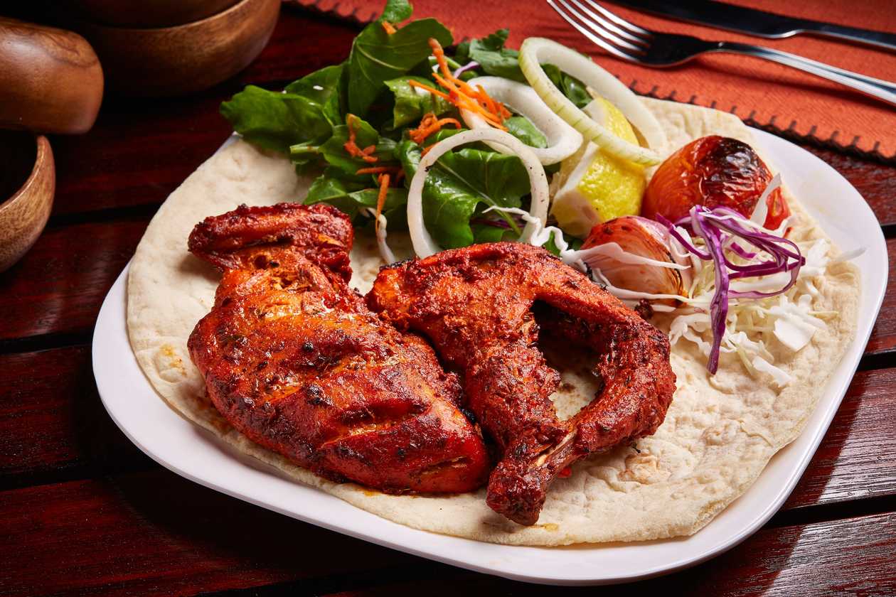 Tandoori chicken shish kabab
