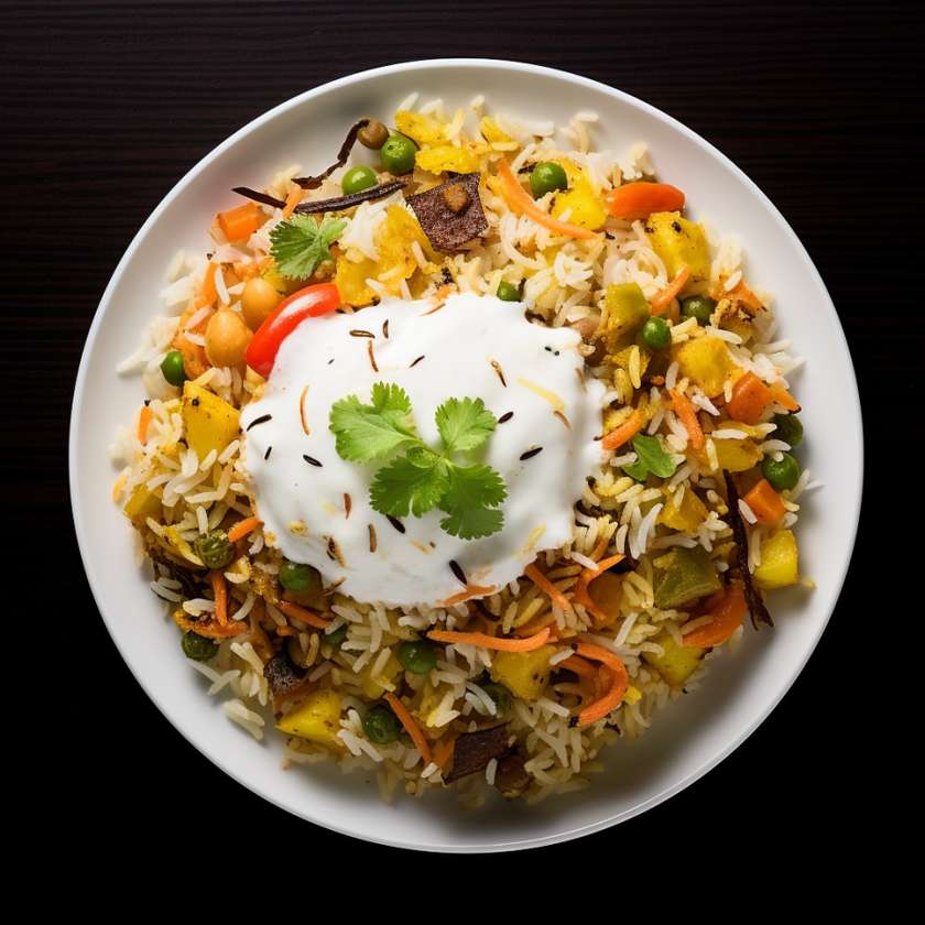 Vegetable biryani