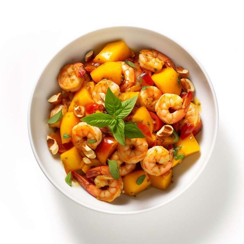 Shrimps mango
