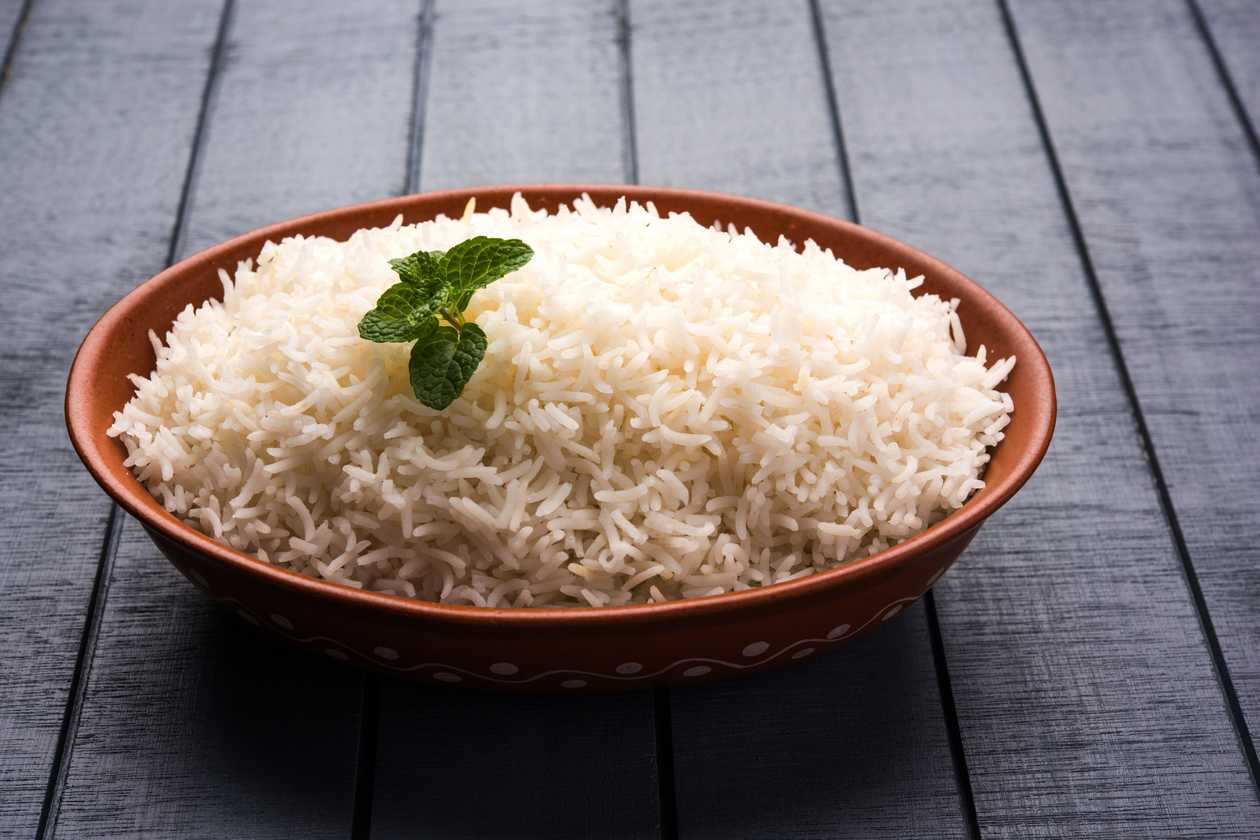 Plain rice