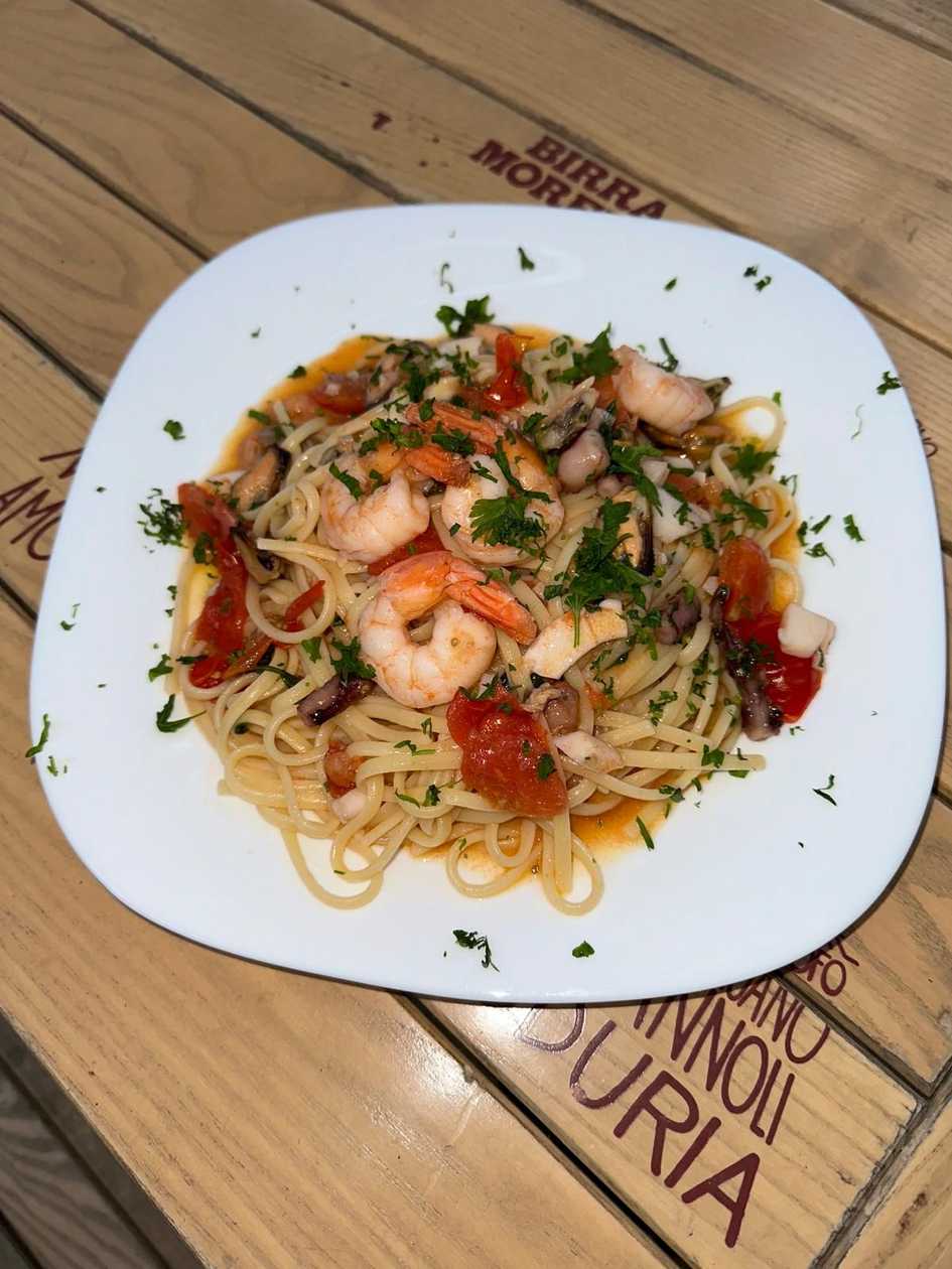 Seafood pasta