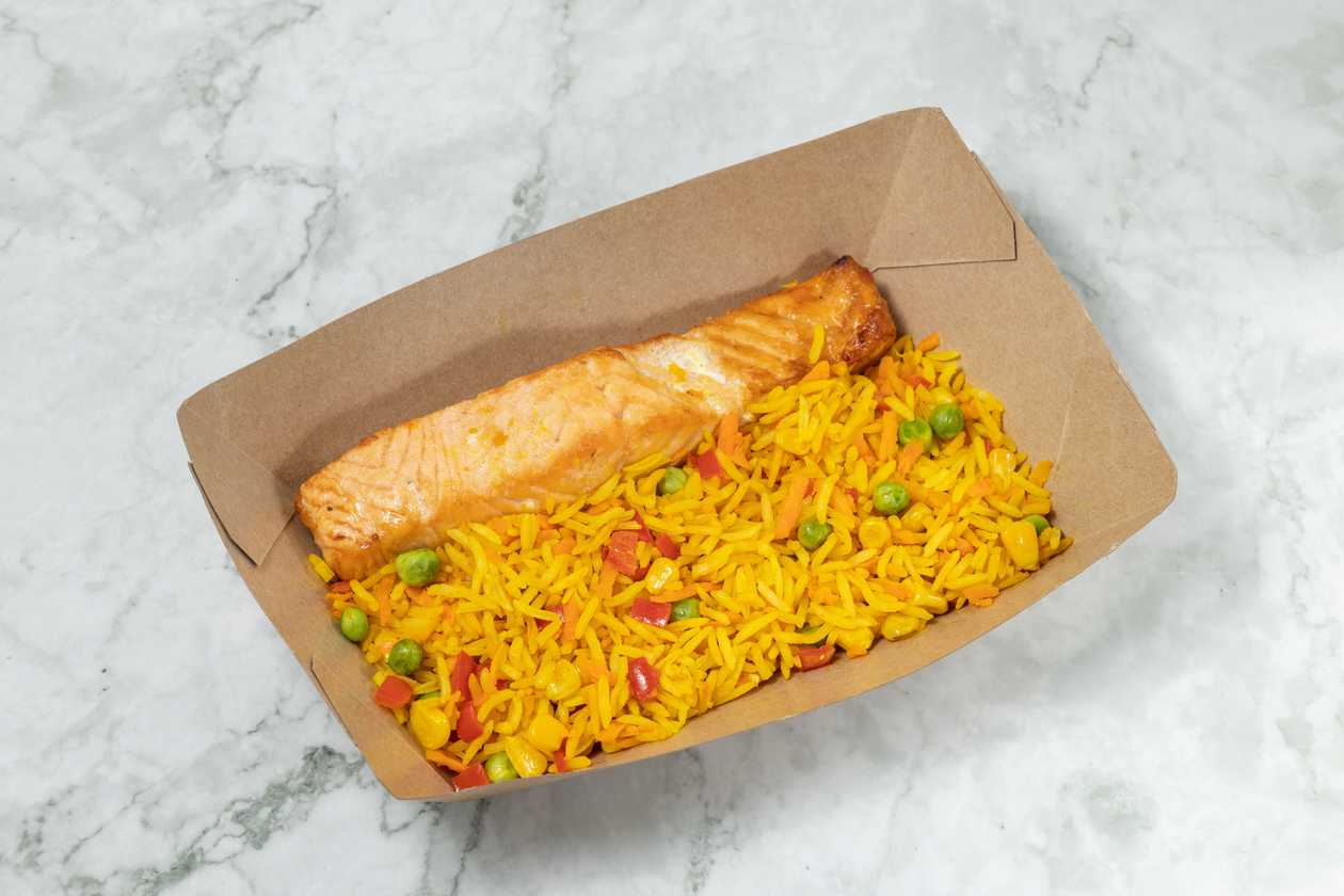 Fish Box Rice With Vegetables