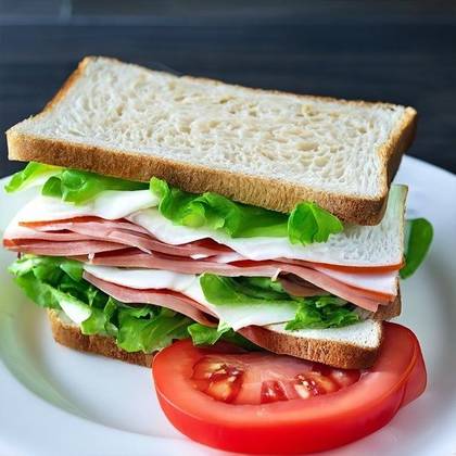 Turkey Cheese Club Cold Sandwich