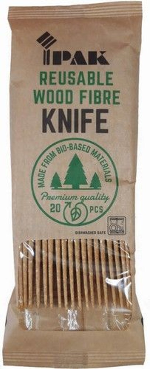 Ipak Knife Wood Fibre 166Mm 20 Pcs.