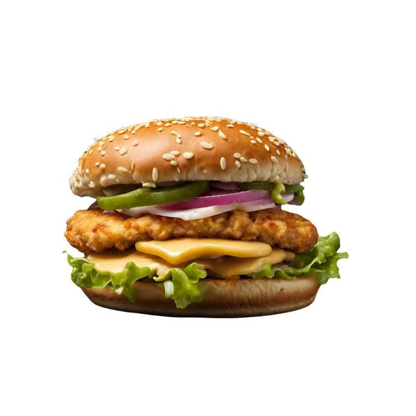 Chicken Burger with Cheese