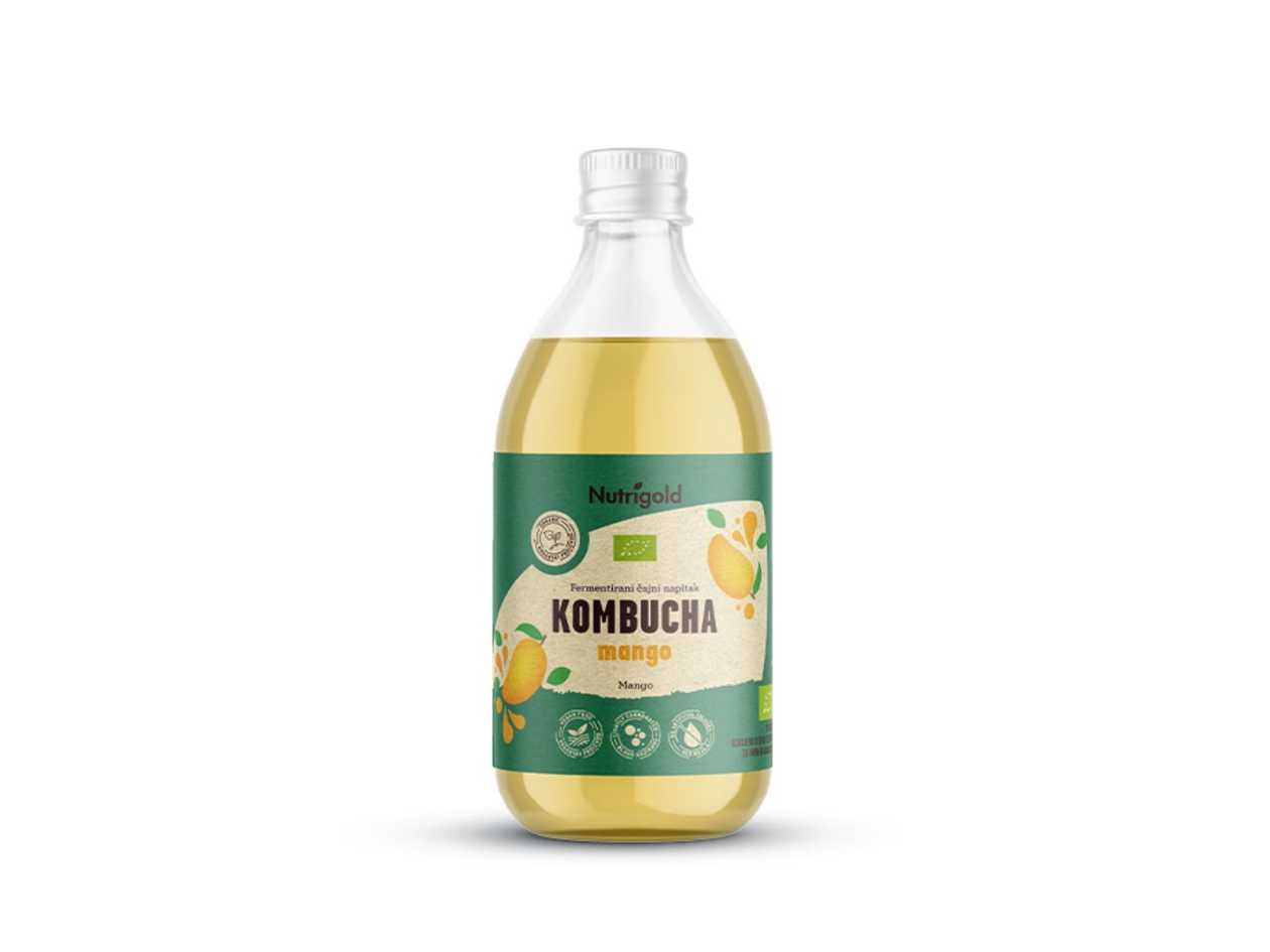 Kombucha Mango organska 330 ml Tvornica Zdrave Hrane