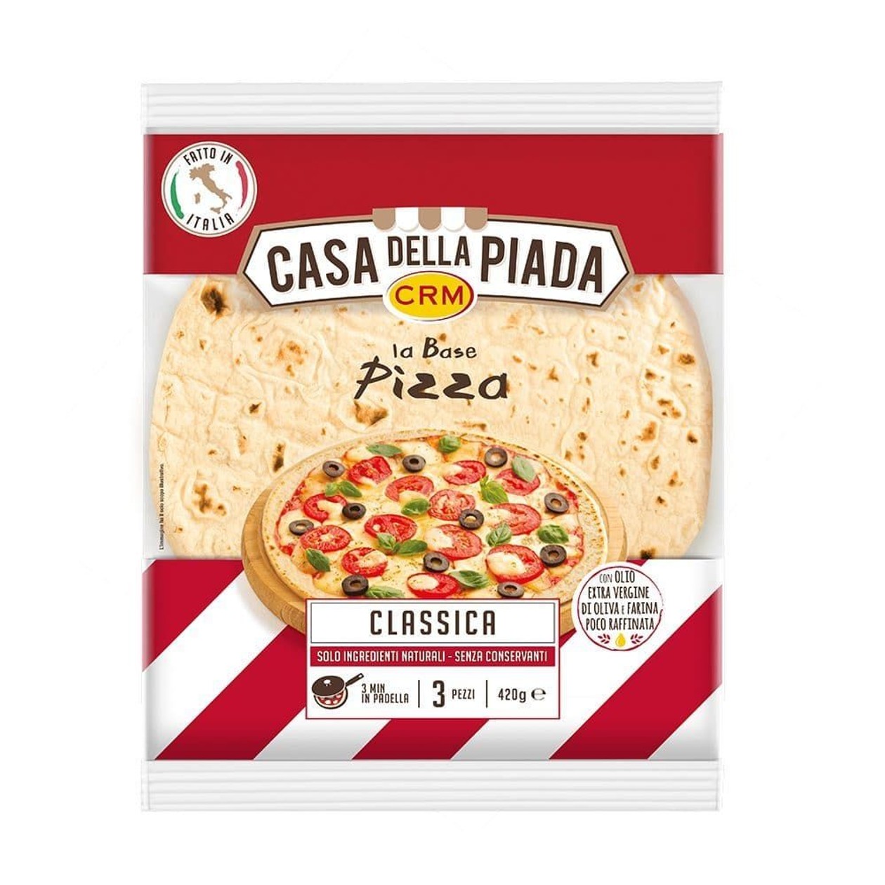 Casa Della Piada, Blat Pentru Pizza, 420 g (expiră în curând)