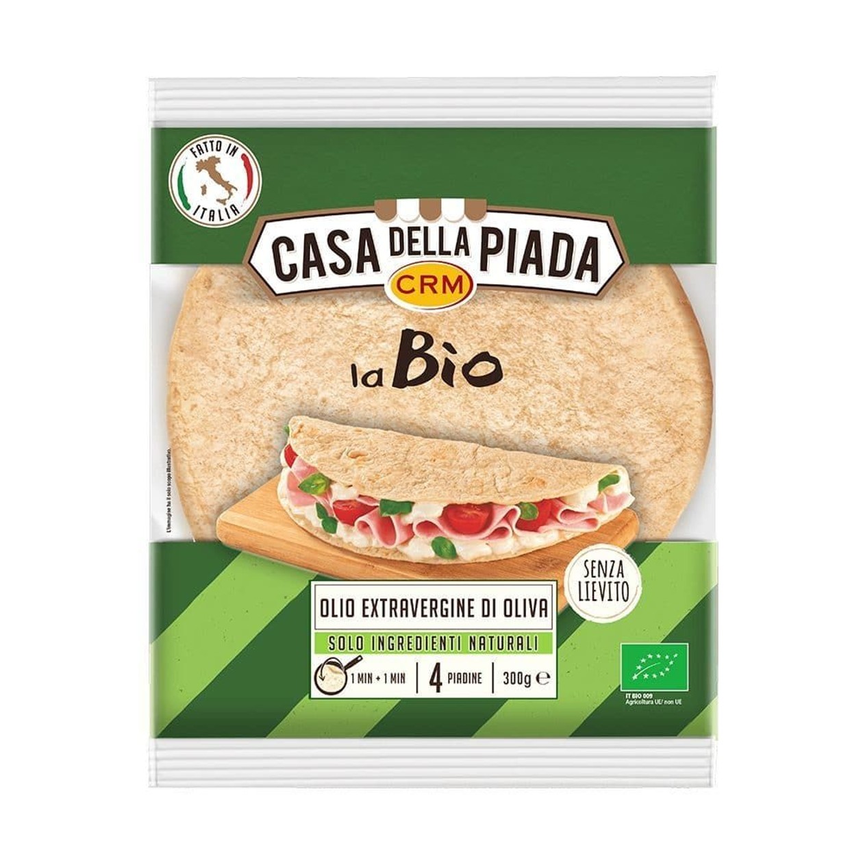 Casa Della Piada, Piade Bio Evo, 300 g (expires soon)