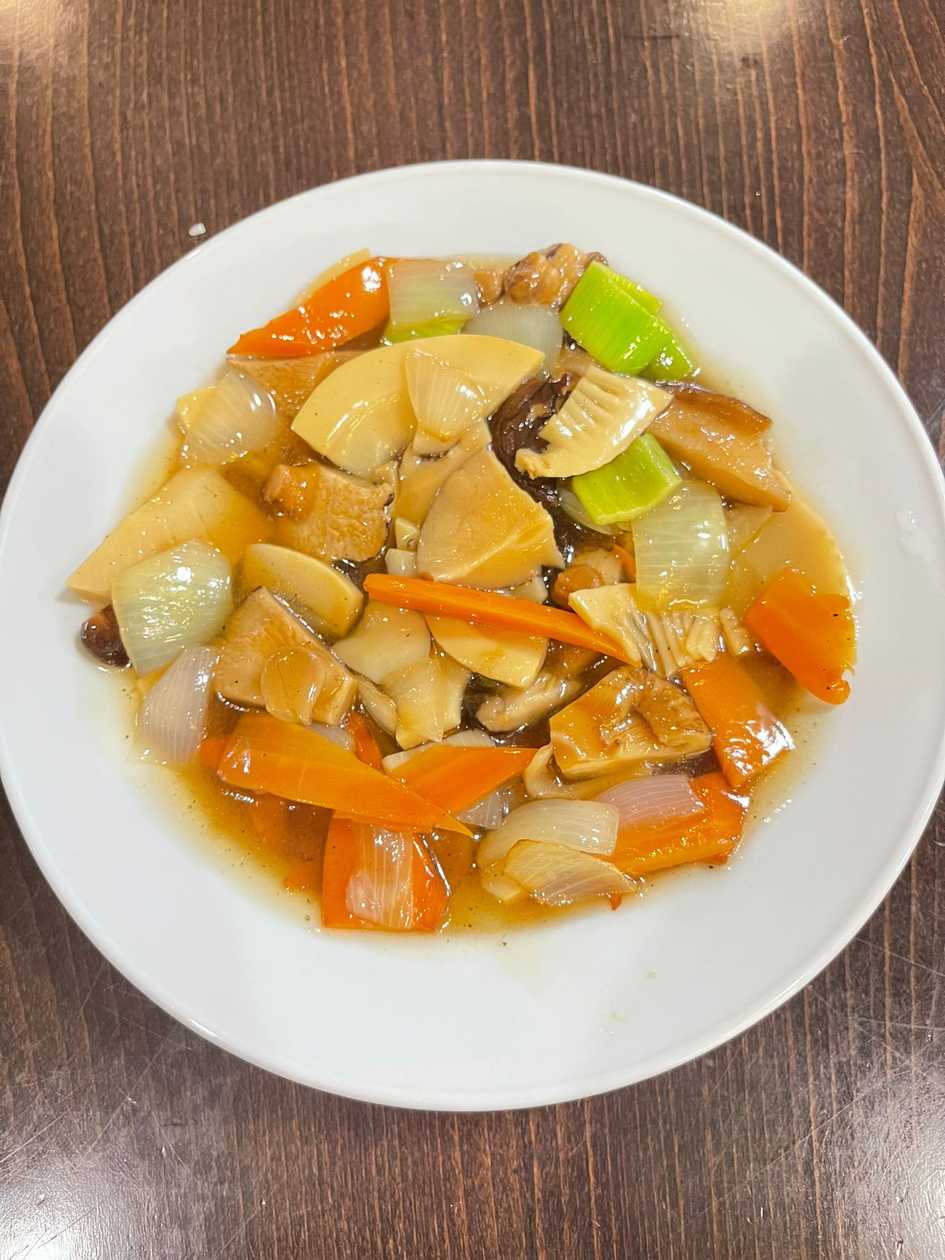 Mushrooms with Bamboo