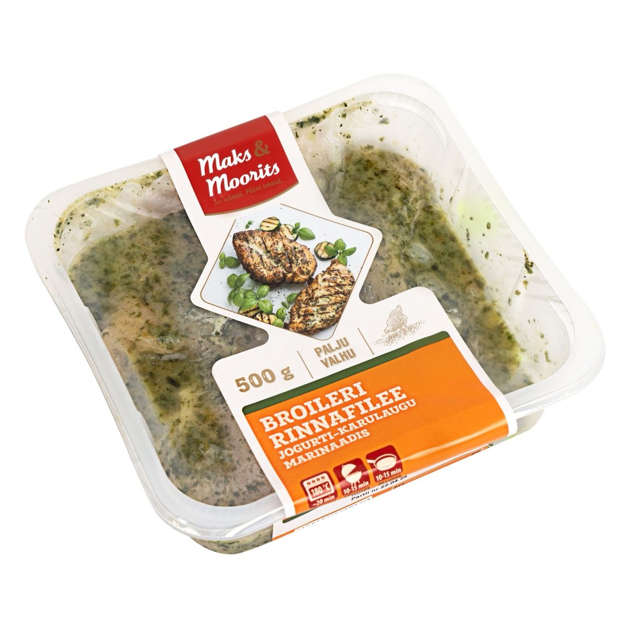 Maks & Moorits, kanafilee jogurti-karulaugu marinaadis, 500g (aegub peagi)